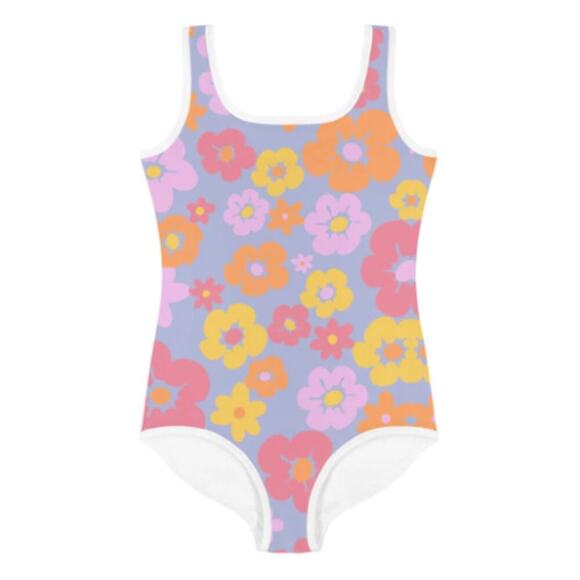 The Sundance Company A Summers Daydream Kids One Piece Swim Suit 5T